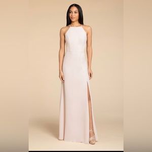 Hayley Paige Occasions Bridesmaids Dress 5918, Blush, Sz 6, No alterations made
